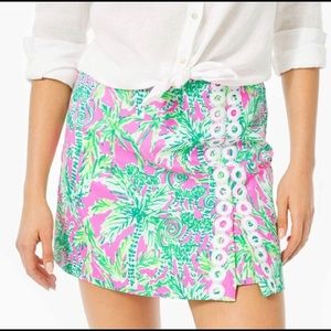 Lilly Pulitzer Tawney Skort Prosecco Pink Hangin Around